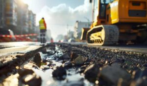 Trabajos para construcción de carreteras